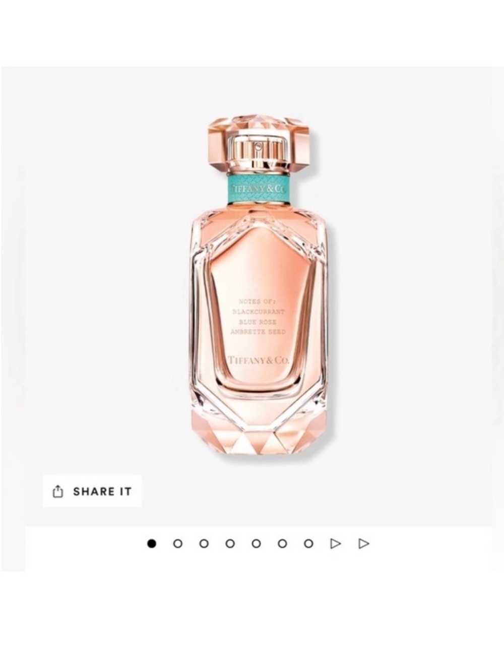 Tiffany and co rose gold edp perfume